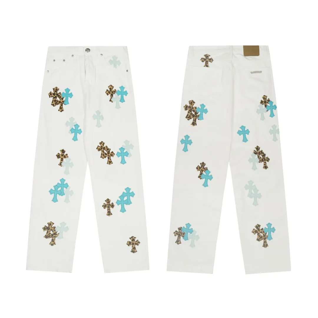 P260 White background image [High quality] Code: 25065# Color: pink leather/blue leather/blue leather leopard print/hand-painted leopard print Size: S/28 to The high version of the White Cow series is made of high-ounce custom-made fabrics. It is fermented and soft-colored. It is soft and thick to wear. The details are all hand-polished and made with craftsmanship. All-over jacquard fabric has a unique design style. It uses multiple processes to create a full retro feel. A niche and unique non-contrast shirt. Customized distressed spray-painted buttons. Every detail is crafted with craftsmanship.